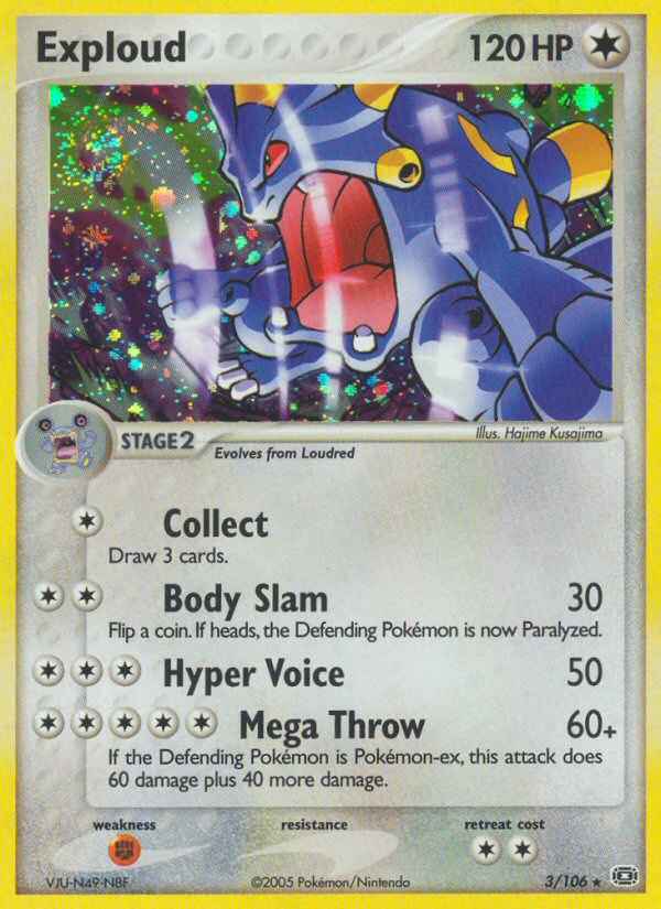 Exploud/106 - Emerald Holofoil