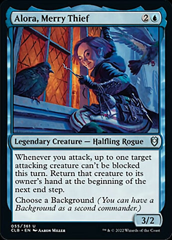 Alora, Merry Thief (CLB-055) - Commander Legends: Battle for Baldur's Gate