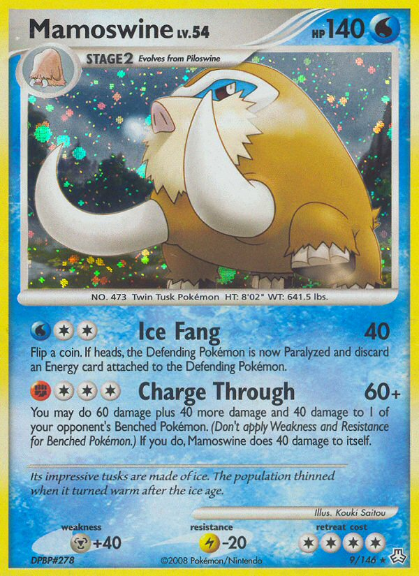 Mamoswine/146 - Legends Awakened Holofoil