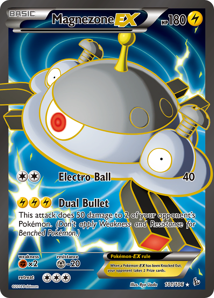 Magnezone EX (101 Full Art) 101/106 - XY  Flashfire Holofoil