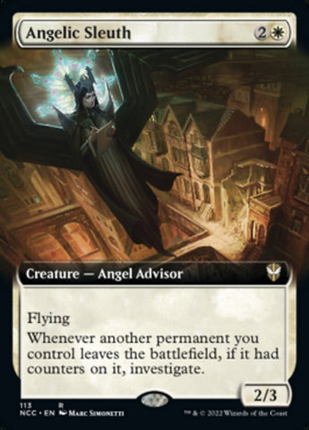 Angelic Sleuth (Extended Art) (NCC-113) - New Capenna Commander: (Extended Art)