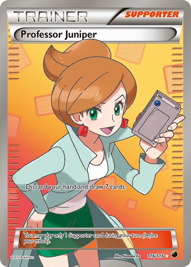 Professor Juniper (116 Full Art)/116 - Plasma Freeze Holofoil