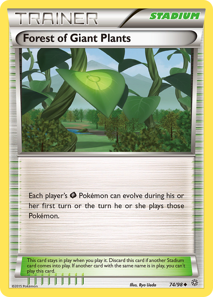 Forest of Giant Plants 74/98 - XY  Ancient Origins