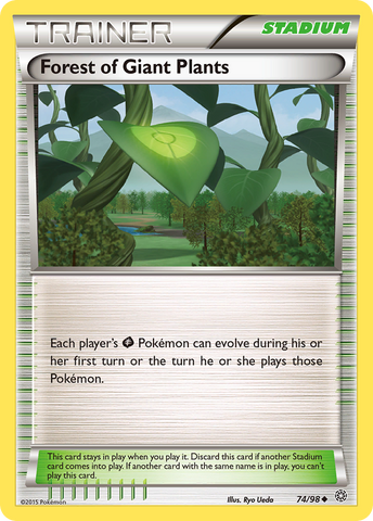 Forest of Giant Plants 74/98 - XY  Ancient Origins
