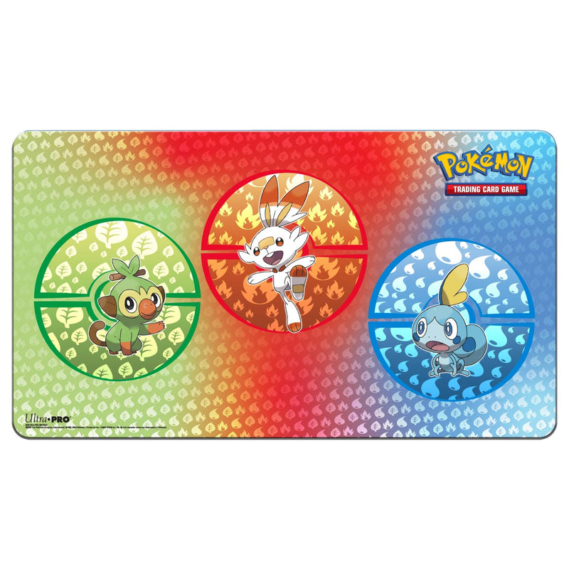 Sword and Shield Galar Starters Playmat