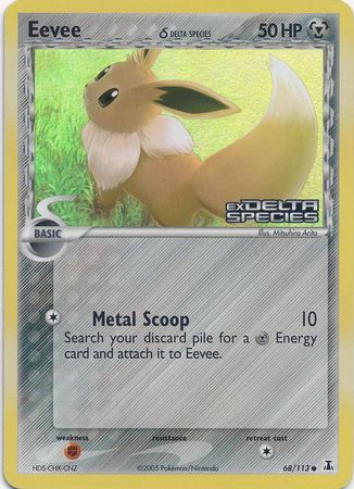 Eevee - 068/113 68/113 - Delta Species Reverse Holofoil