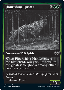 Flourishing Hunter (DBL-466) - Innistrad: Double Feature