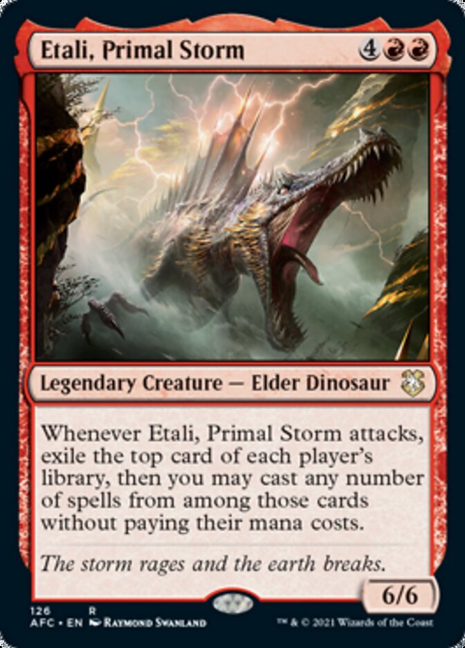 Etali, Primal Storm (AFC-126) - Forgotten Realms Commander