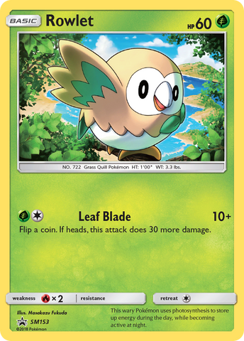 Rowlet - SM153 SM153/248 - SM Promos Holofoil