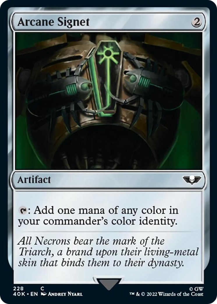 Arcane Signet (228) (40K-228) - Warhammer 40,000 Commander