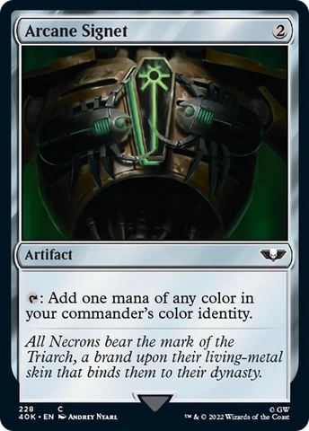 Arcane Signet (228) (40K-228) - Warhammer 40,000 Commander