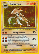 Kabutops (9) 9/62 - Fossil 1st Edition Holofoil