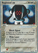 Registeel ex/106 - Emerald Holofoil