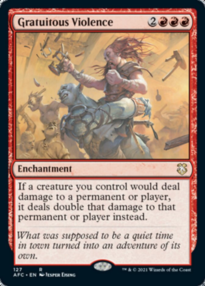 Gratuitous Violence (AFC-127) - Forgotten Realms Commander