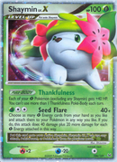 Shaymin Lv.X (Land Forme)/127 - Platinum Holofoil
