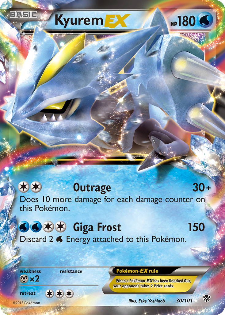 Kyurem EX/101 - Plasma Blast Holofoil