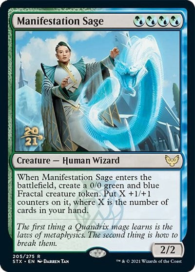 Manifestation Sage (PRE-205) - Strixhaven: School of Mages Promos Foil