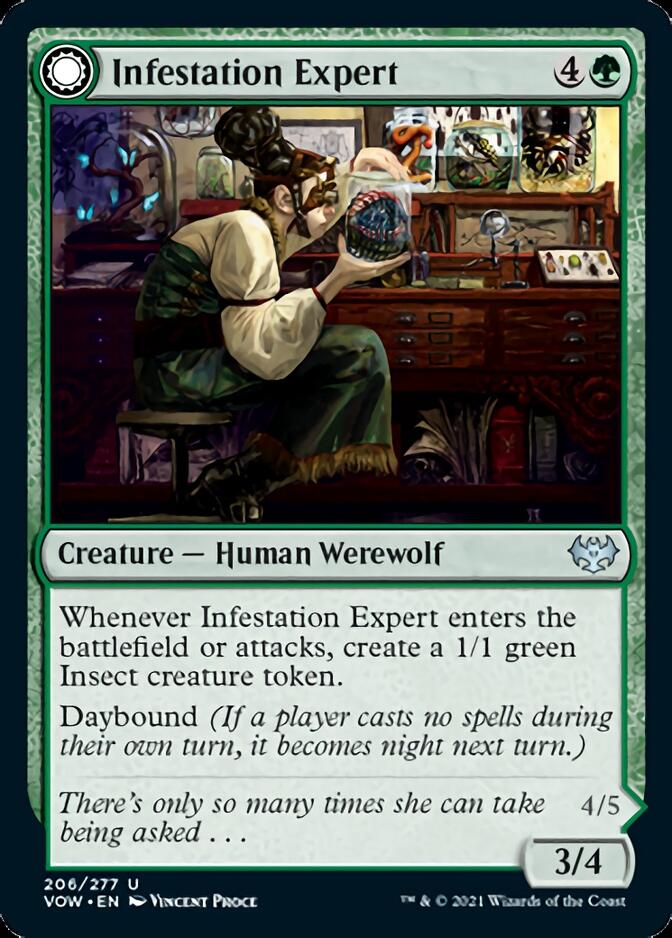 Infestation Expert (VOW-206) - Innistrad: Crimson Vow: (Double Faced Transform)