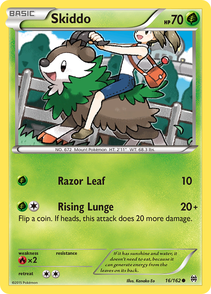 Skiddo 16/162 - XY  BREAKthrough