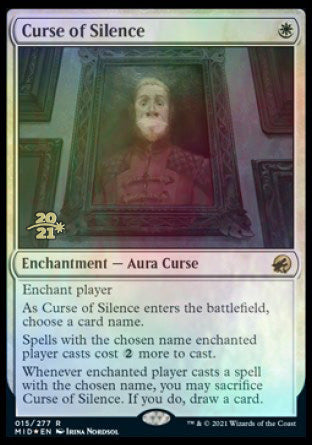 Curse of Silence (PRE-015) - Innistrad: Midnight Hunt Promos Foil