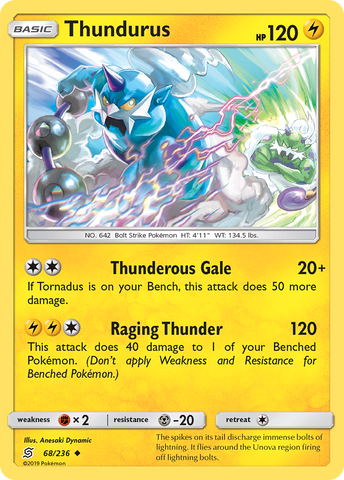 Thundurus 68/236 - SM  Unified Minds