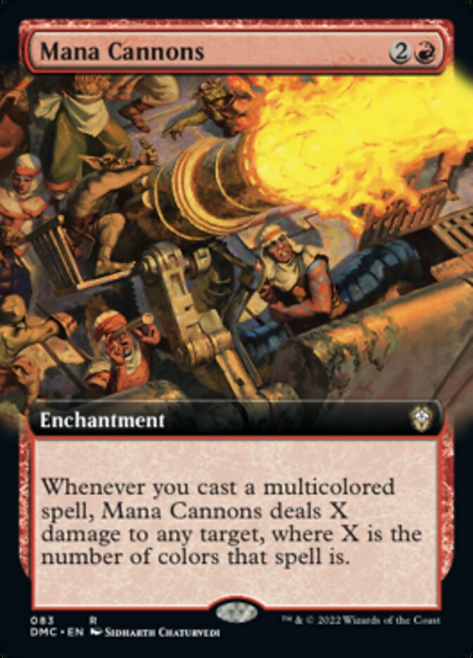 Mana Cannons (Extended Art) (DMC-083) - Dominaria United Commander: (Extended Art)
