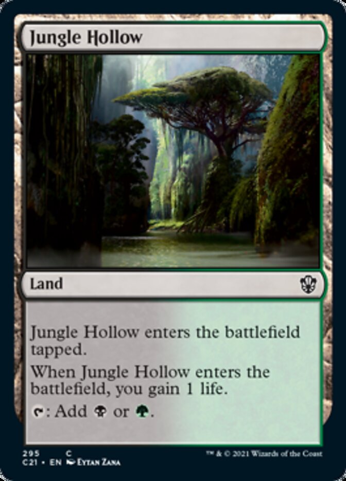 Jungle Hollow (C21-295) - Commander 2021