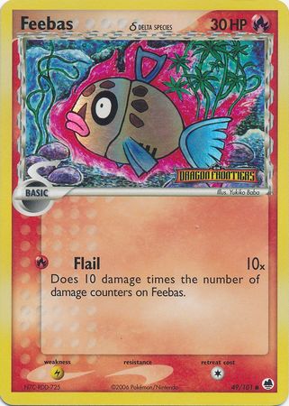 Feebas (Delta Species) 49/101 - Dragon Frontiers Reverse Holofoil