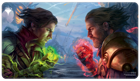 The Brothers' War Urza and Mishra Holofoil Playmat
