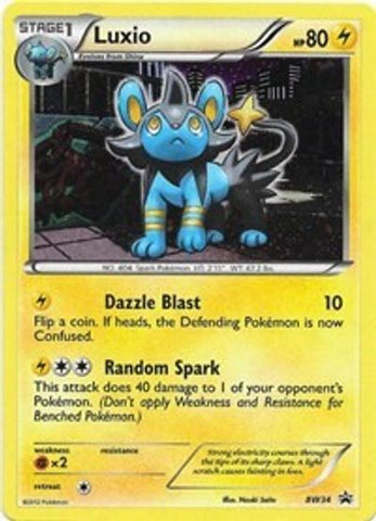 Luxio - BW34 (Cosmos Holo)/101 - Black and White Promos Holofoil