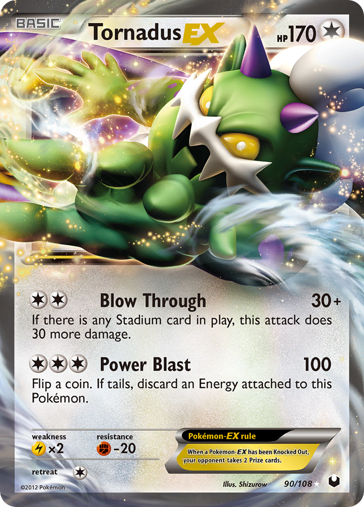 Tornadus EX/108 - Dark Explorers Holofoil