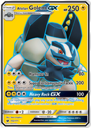 Alolan Golem GX (Full Art)/111 - SM  Crimson Invasion Holofoil
