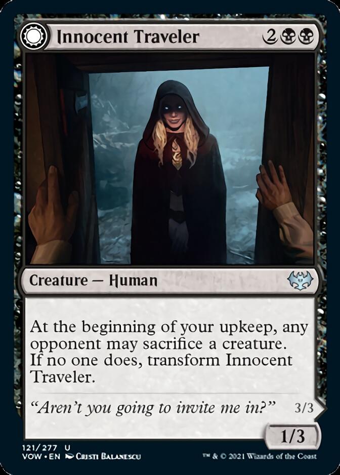 Innocent Traveler (VOW-121) - Innistrad: Crimson Vow: (Double Faced Transform)