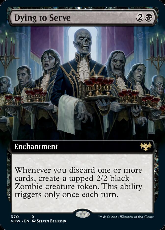 Dying to Serve (Extended Art) (VOW-370) - Innistrad: Crimson Vow: (Extended Art)