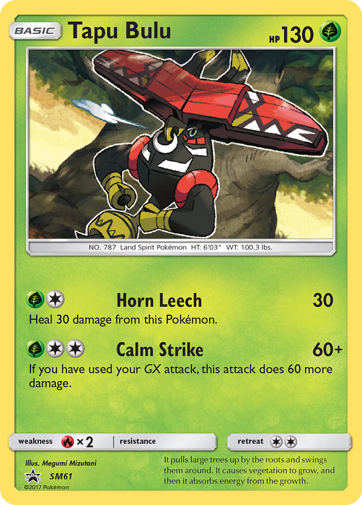 Tapu Bulu - SM61/248 - SM Promos Holofoil