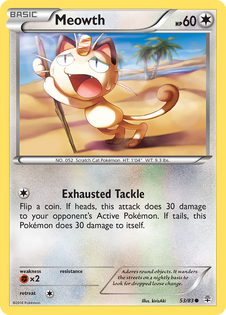 Meowth 53/83 - Generations