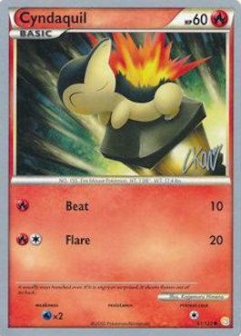 Cyndaquil - 2011 (Christopher Kan) 61 - World Championship Decks