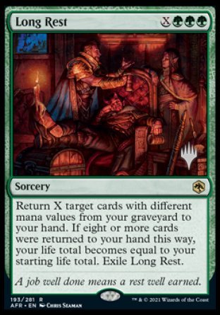Long Rest (PPAFR-193) - Adventures in the Forgotten Realms Promos