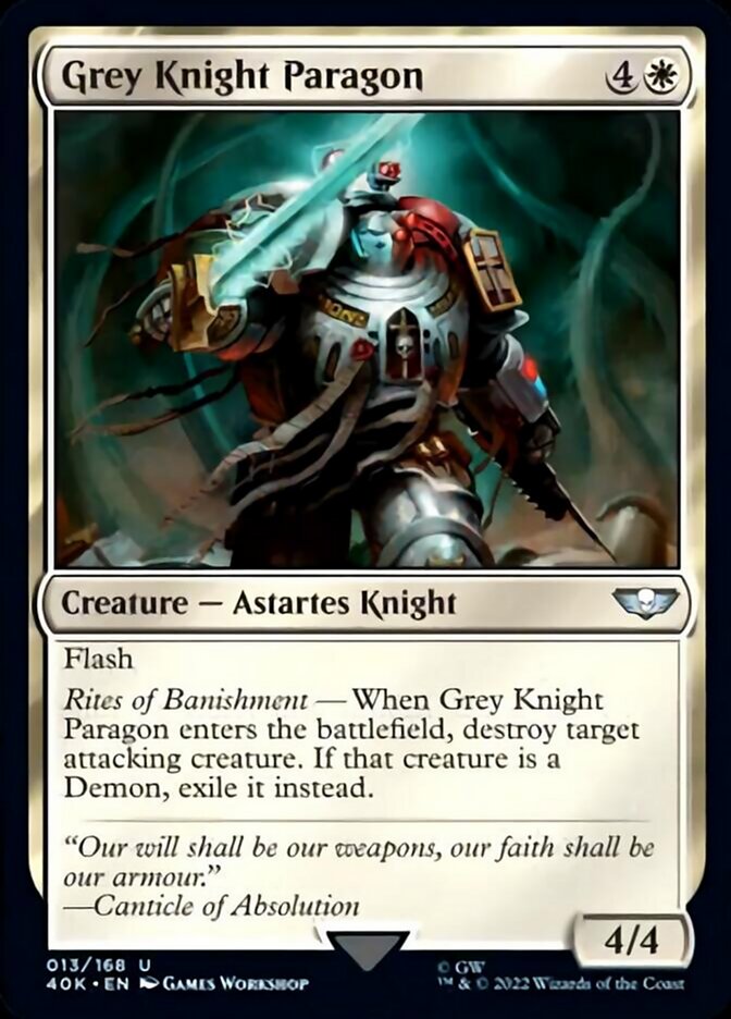Grey Knight Paragon (40K-013) - Warhammer 40,000 Commander