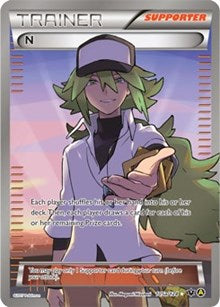 N (Supporter) - 105a/124 105a/124 - Alternate Art Promos Holofoil