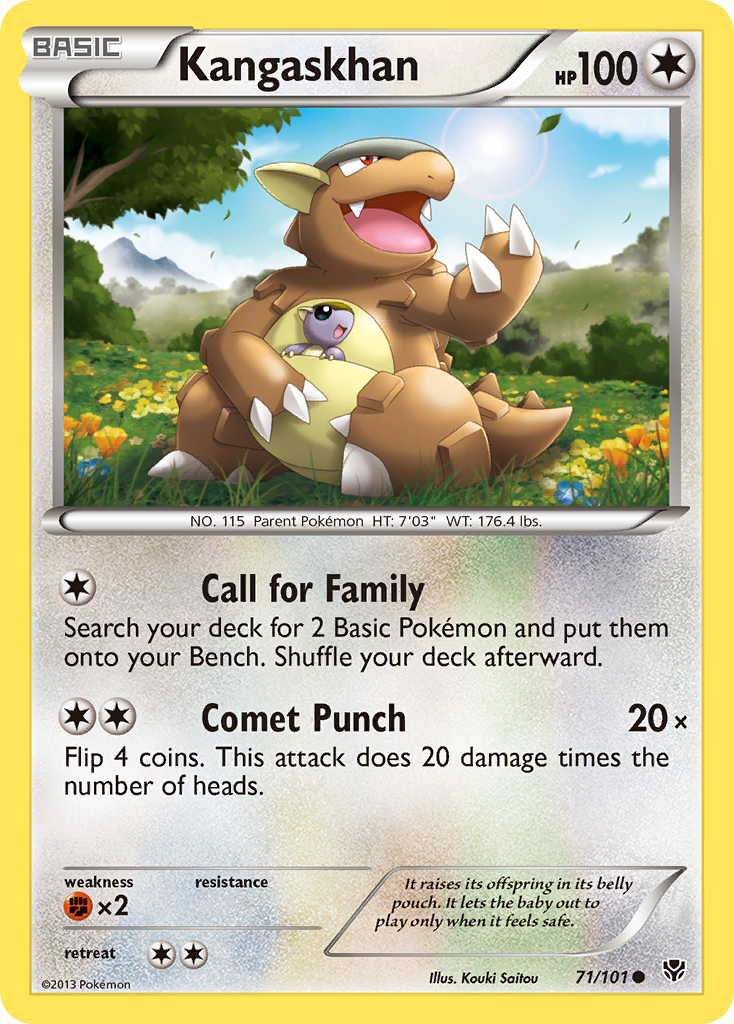 Kangaskhan 71/101 - Plasma Blast