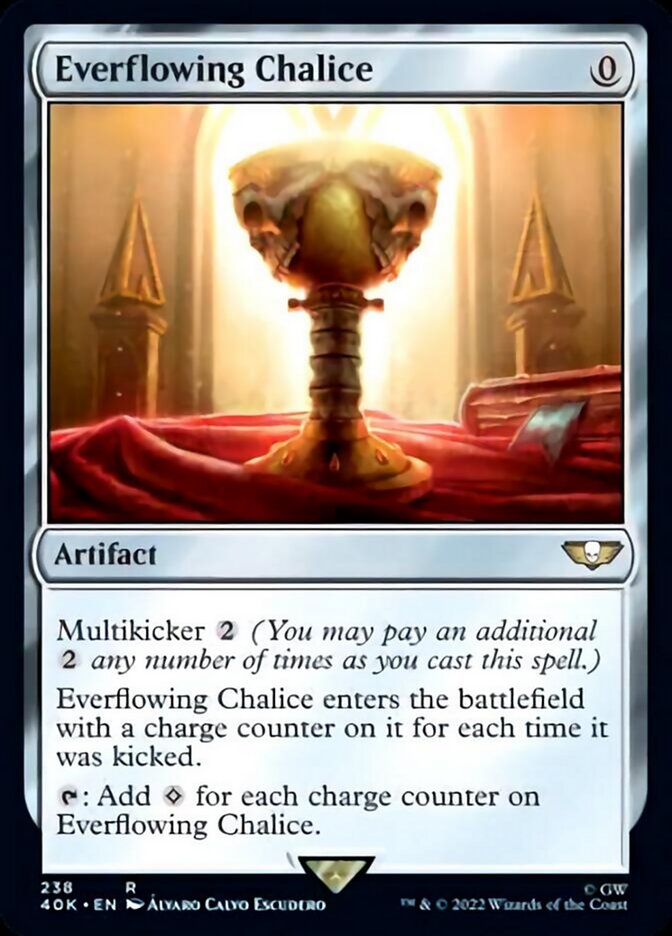 Everflowing Chalice (Surge Foil) (40K-238) - Warhammer 40,000 Commander Foil