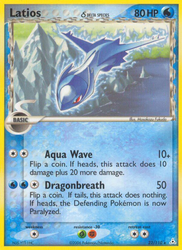 Latios - 22/110 (Holo) - Deck Exclusives Holofoil