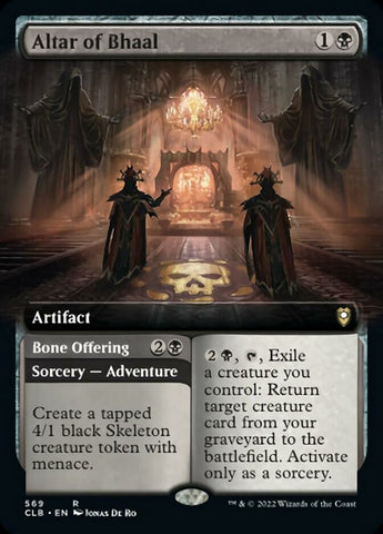 Altar of Bhaal (Extended Art) (CLB-569) - Commander Legends: Battle for Baldur's Gate: (Extended Art)
