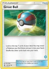 Great Ball (25) (Alolan Ninetales Half-Deck) - SM Trainer Kit Alolan Sandslash & Alolan Ninetales