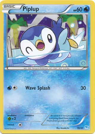 Piplup - XY Trainer Kit Pikachu Libre & Suicune