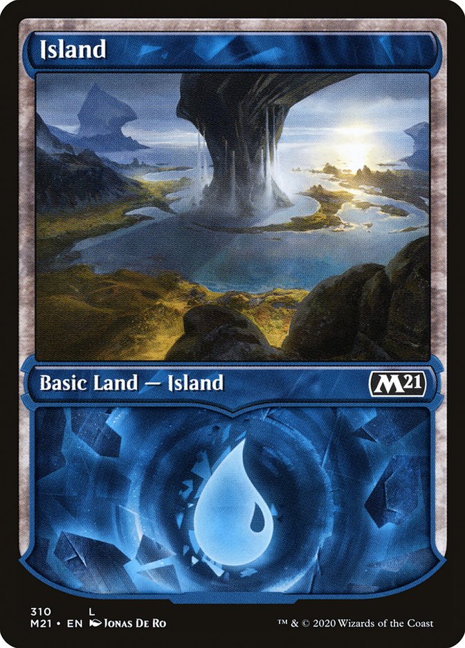 Island (Showcase) (M21-310) - Core Set 2021: (Showcase)