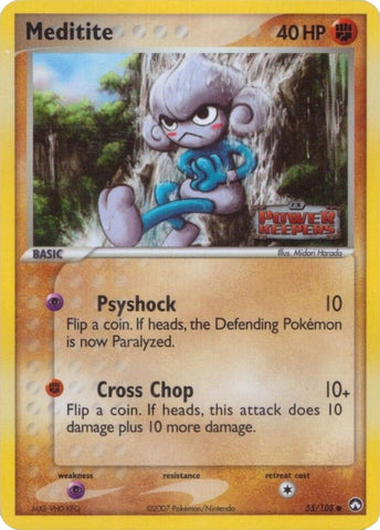 Meditite 55/108 - Power Keepers Reverse Holofoil