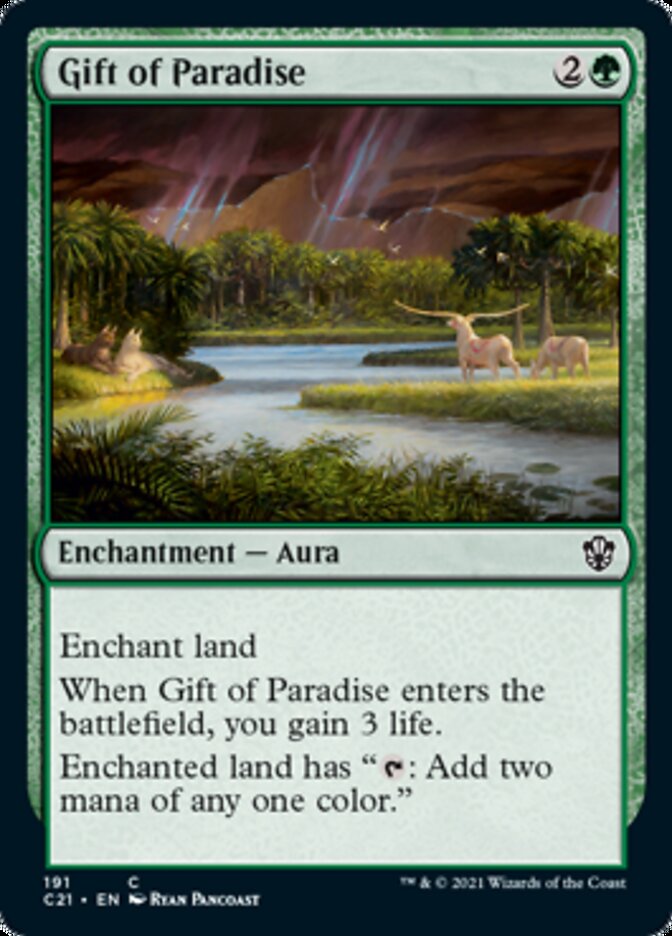 Gift of Paradise (C21-191) - Commander 2021