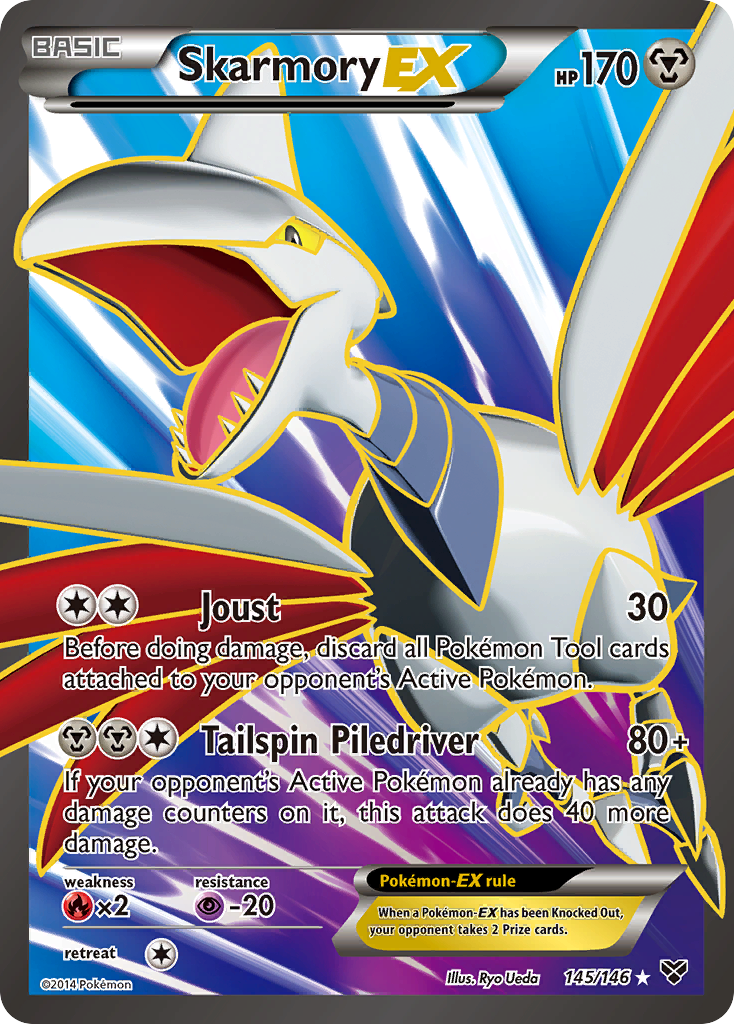 Skarmory EX (145 Full Art)/146 - XY Base Set Holofoil